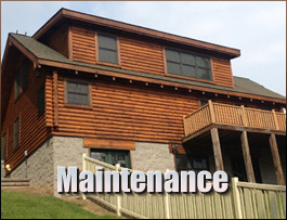  Rowdy, Kentucky Log Home Maintenance